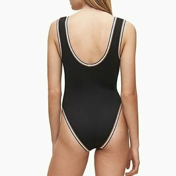 NWT Cute Calvin Klein One Piece Swimming Suit - Picture 2 of 7